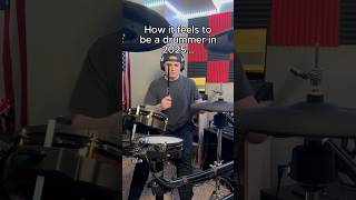 HOW IT FEELS TO BE A DRUMMER IN 2025...😭 #shorts #music #musician #drummer #funny #funnyvideo