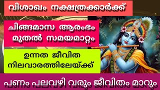 ചിങ്ങം മുതൽ വിശാഖം നക്ഷത്രം കൊടികുത്തിവാഴും | Vishakam Nakshathram | Chingam | Astrology2024|