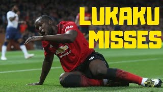 Romelu Lukaku - Manchester United - Unbelievable Open Goal Misses