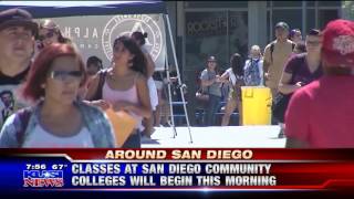 KUSI-SD: Classes at SDCCD Will Begin this Morning