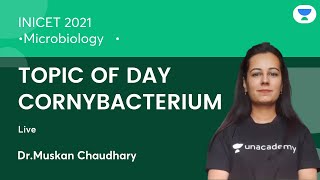 Topic of day Corynebacterium | FMGE'21 | Microbiology | Let's Crack NEET PG| Dr.Muskan Chaudhary
