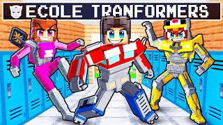 GEMI va à l'ÉCOLE DES TRANSFORMERS sur Minecraft !