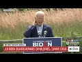 Joe Biden delivers remarks on wildfires and the climate crisis in Delaware