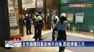 北市錢櫃四家安檢不合格 即起停業三天－民視新聞