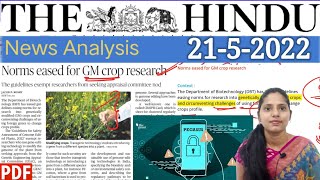 21 May 2022 | The Hindu Newspaper Analysis in English | #upsc #IAS