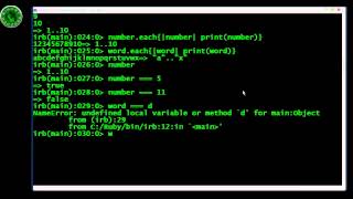 Ruby Programming part 6 (Ranges)