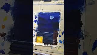 Talking to the moon 🌕 #painting #paint #painter #painterchallenge #art #artist #acrylipainting