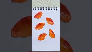 How to Paint Flowers with Acrylic Colours #shorts #youtubeshorts #acrylicpainting #satisfying