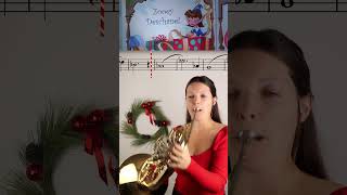 Elf horn, not alphorn #frenchhorn #christmas #shorts