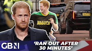 'Ran out after half an hour' | Royal expert says Prince Harry 'couldn't care' after flying UK visit