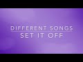 Set It Off - Different Songs (lyrics)