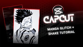 Full Manga Glitch + Shake Transition Tutorial | Capcut Tutorial