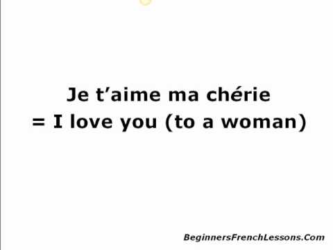 How To Say I Love You In French How To Say I Love You In French