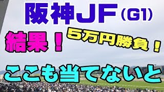 【競馬結果】阪神JF（G1）ここも当てないと...逆襲を狙い５万円勝負！★むかない★