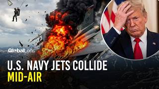 SHOCKING U.S. Navy Fighter Jet Collision Leaves Aircrew Miraculously Alive