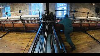 Knockando Woolmill - Spinning Mule Time-lapse