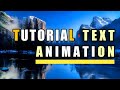 TUTORIAL TEXT ANIMATION #KINE MASTER