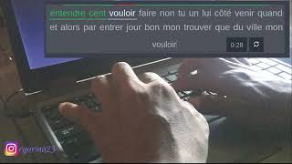 143WPM 10fastfingers (french) - AZERTY