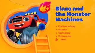 Nick Jr. Block - Blaze and the Monster Machines Curriculum Board bumper (2023) (Nickelodeon U.S.)
