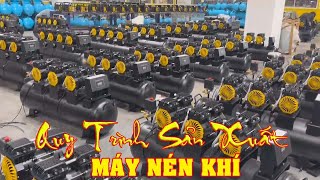 Máy Nén Khí Sạch Không Dầu, Máy Bơm Hơi Nén Khí Mini, Máy Nén Khí Piston Dây Đai