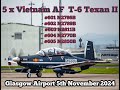 Vietnam AF T-6 Texan II delivery via Glasgoow