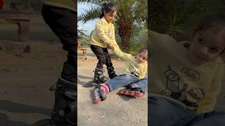 Skating \u0026 Making Up! Twin Bond on Wheels #mahrooshSkater #twinsisters #skatingfun