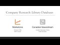 company research globaldata explorer formerly marketline and canadian newsstream