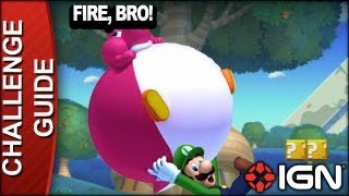 New Super Mario Bros. U Challenge Walkthrough - Fire, Bro!