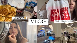 VLOG🤰🏻/ Պատրաստեցի վաֆլի🧇/գնացինք նոր մոլլ🛍️/ պատվերից գոհ չէի😕 #vlog #armenia