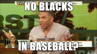 No Blacks in Baseball? Nelly discusses on First Take, St Louis Cardinals, MLB Stephen A Smith