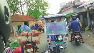 Ghatal radhanagor vegetable market on road || ঘাটাল রাধানগর সব্জি মার্কেট (সাপ্তাহিক হাট)