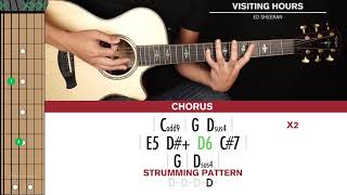 Visiting Hours Guitar Cover Ed Sheeran 🎸|Tabs + Chords|