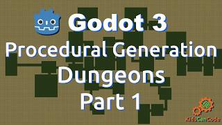 Procedural Generation in Godot: Dungeon Generation (part 1)