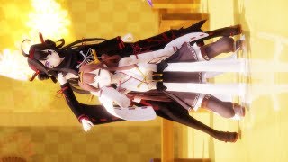 【艦これ・MMD】『乱躁滅裂ガール』【1440p-60fps or WQHD】金剛＆黒金剛