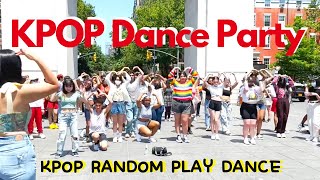 KPOP DANCE PARTY - Random Dance Play in Washington Square Park, Manhattan [KPOP IN PUBLIC NYC]