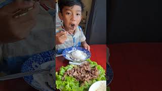 ញាំបាយថ្ងៃត្រង់បងប្អូន #food #comedy #games #seafood #shrimpfood