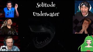 Gamers React to Getting Eaten by the Shark | Solitude Underwater