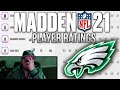 Reacting to Philadelphia Eagles Madden 21 Ratings