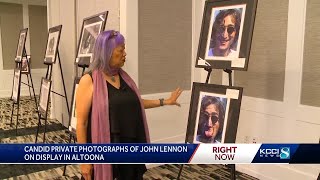 May Pang's candid photographs of John Lennon on display in Altoona