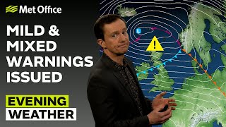 22/12/23 – Rain and snow across Scotland – Evening Weather Forecast UK – Met Office Weather
