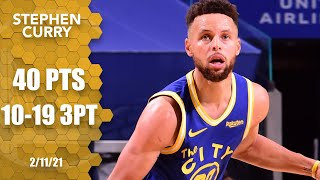 Steph Curry goes off for 40 points vs. Magic [HIGHLIGHTS] | NBA on ESPN
