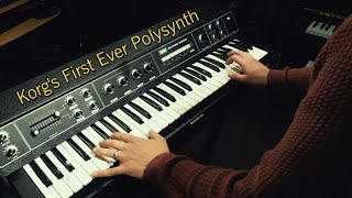 Korg's First Ever Polysynth