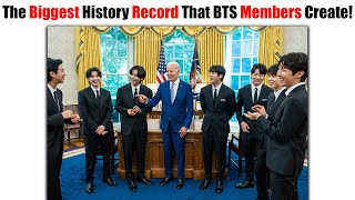 The Biggest History Record That Only BTS Members Can Create In Entire KPOP Industry!