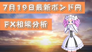 【7月19日最新】年間10000pips以上稼いだ手法でポンド円4時間足チャート分析【FX】【四国めたん】