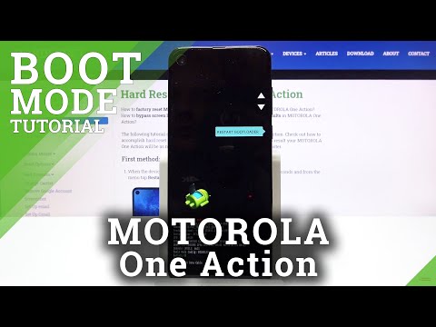 Cómo ingresar y usar el modo de arranque en Motorola One Action – Elegir modos