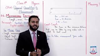 Class 9 - Physics - Chapter 1 - Measuring Instruments (The Metre Rule) - Lecture 6 - Allied Schools