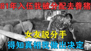 81年入伍我被分配去養豬，女友說分手，得知真相我做出決定 #情感故事 #兩性情感 #深夜故事