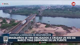 Colapso mortal de un puente en Brasil