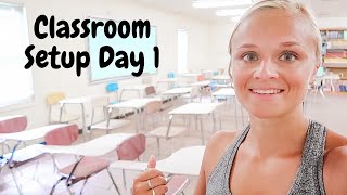 MIDDLE SCHOOL CLASSROOM SETUP DAY 1 | LIVMJEV