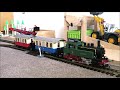 piko g start set 37130 and light tuning of locomotive br80